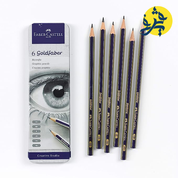 CRAYON DE COULEUR GOLDFABER BTE METAL - FABER CASTELL