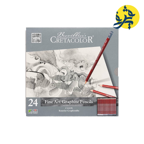 Charger l'image dans la visionneuse de la galerie, FINE ART BGRAPHITE PENCIL 24 PCS "CRETACOLOR" REF.16024