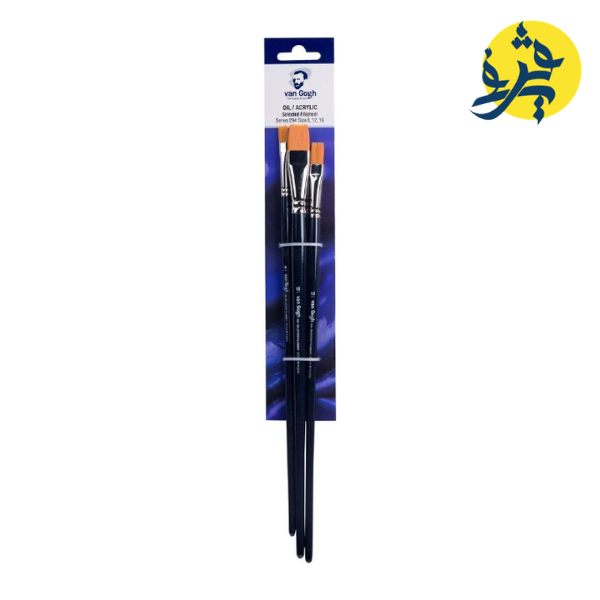 PINCEAU HUILE ACRYLIQUE JEU DE 3 PCS 294/8-12-16 - VAN GOGH REF.90929490