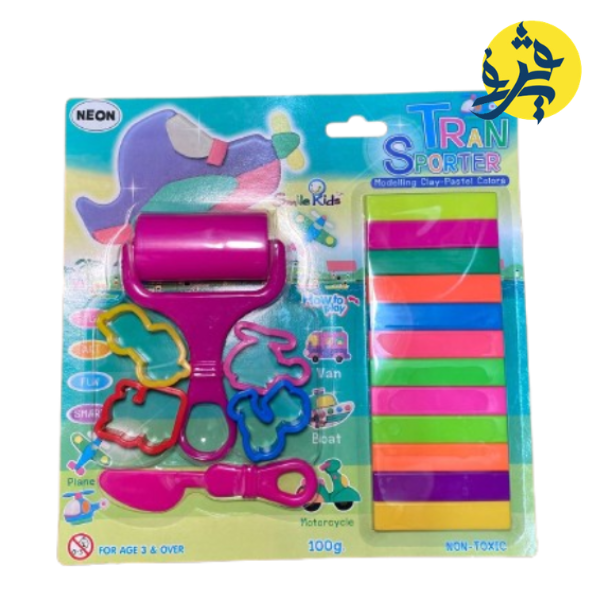 PATE A MODELER SOUS BLISTER 12C PASTEL- SMILE KIDS REF.SK-100RM/TR