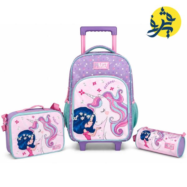 SAC A DOS ROULETTE MUST TEAM 16" SET DE 3PCS - MUST REF.587708