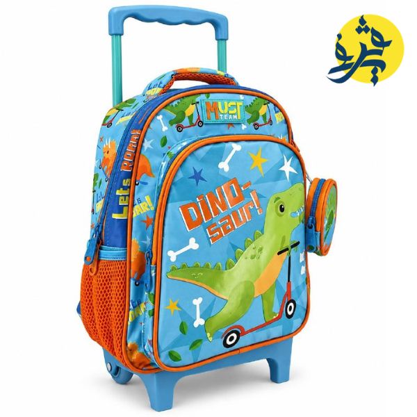 SAC A DOS ROULETTE PM MUST TEAM 27x10x31CM 2 POCHES - MUST REF.587303