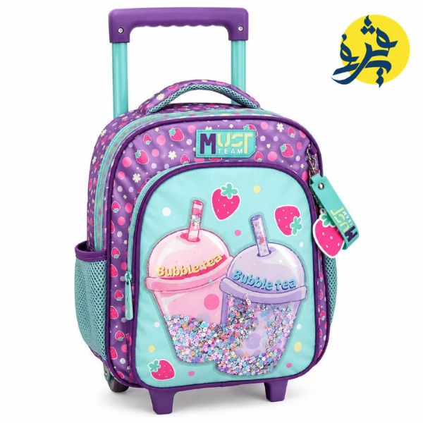 SAC A DOS ROULETTE PM MUST TEAM 27x10x31CM 2 POCHES - MUST REF.587254
