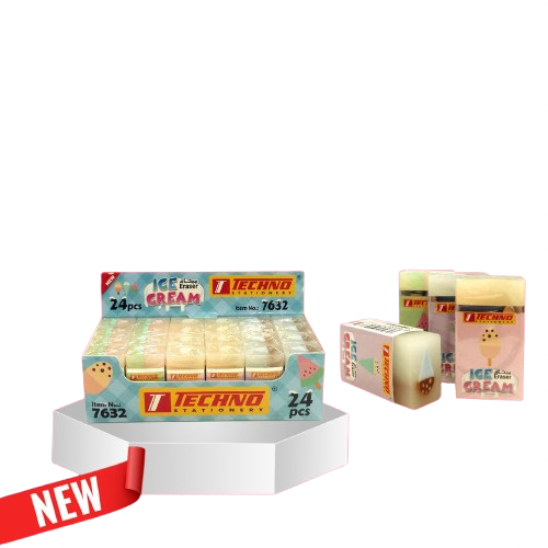 Charger l'image dans la visionneuse de la galerie, Gomme fantaisie ICE cream- TECHNO