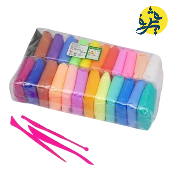 Pâte à modeler PLASTICINE 24 COULEURS - YAPAP