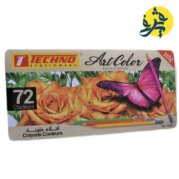 Boite de 72 Crayons de couleurs ART COLOR - TECHNO