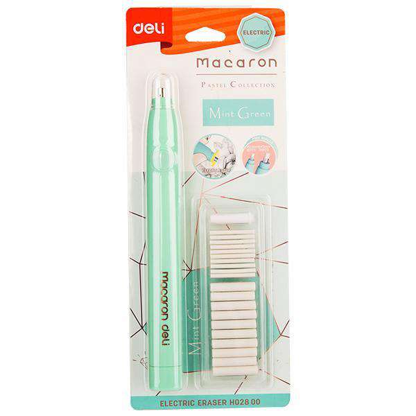 Gomme éléctrique avec recharges  macaron deli - Guerfi Store