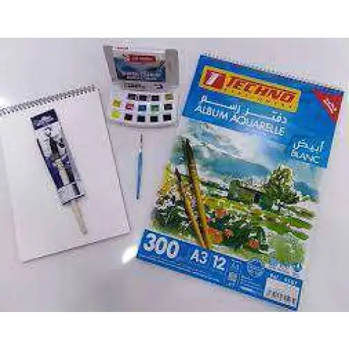 Charger l'image dans la visionneuse de la galerie, Bloc Dessin A3 -Aquarelle-A Grain Fin Techno