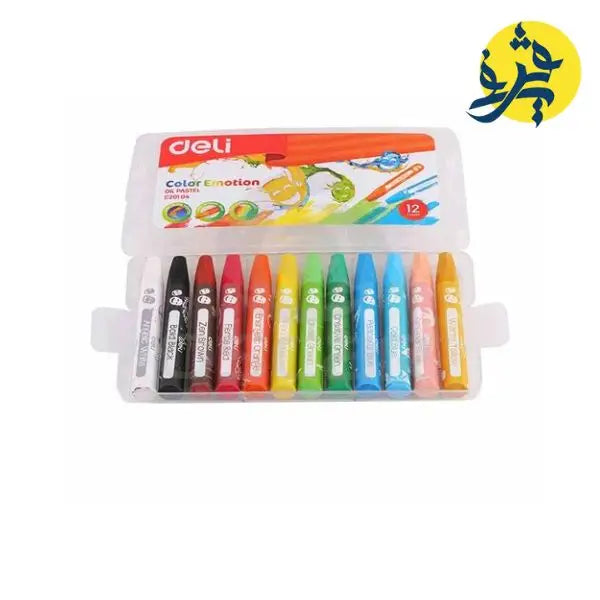 Boite De 12 Crayon De Couleurs Cire Deli Guerfistore Guerfi Store
