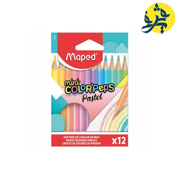 Crayon de couleur 12 mini color’peps pastel - MAPED