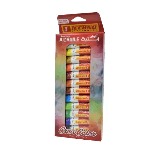 peinture al’huile 12*12 ml crea color