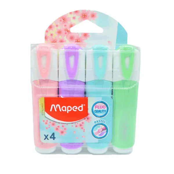 Pochette de 4 Surligneurs Pastel Maped