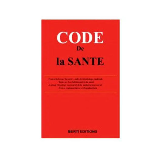 Charger l'image dans la visionneuse de la galerie, قانون الصحة - code de la santé
