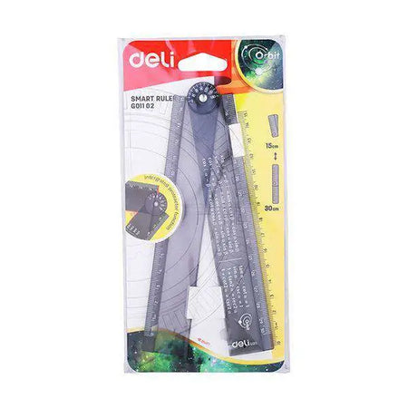 RÈGLE pliable multifonction DELI 30CM - Guerfi Store