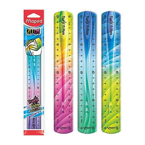 Charger l'image dans la visionneuse de la galerie, Règle Twist N Flex  20 Cm - 4 Colours Maped - Guerfi Store