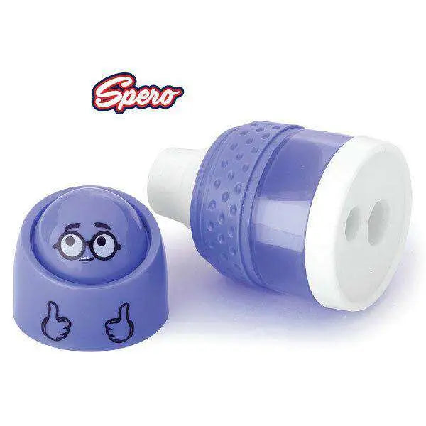 Lot De 2 Taillecrayons Avec Réservoir - Double Trou, Lame Acier - Coloré, Pour Enfants Et Bureau