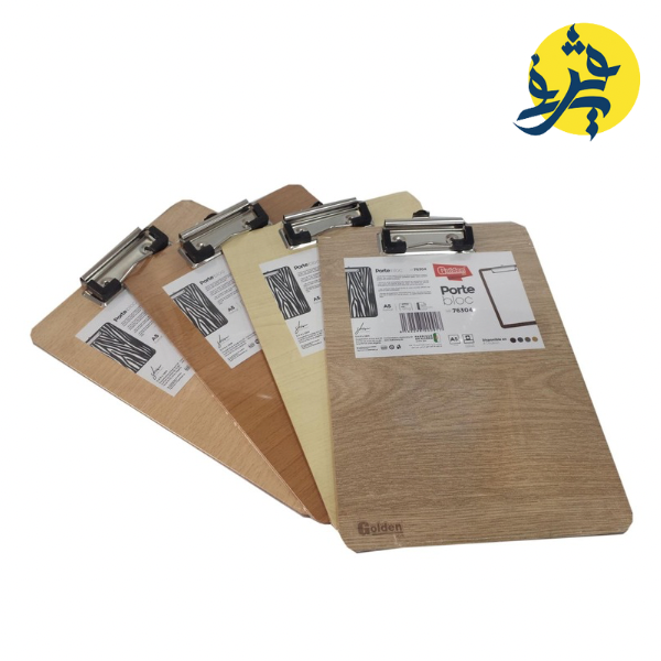 Porte bloc note A5 Bois - GOLDEN