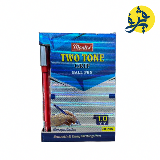 Stylo a bille 1.0 mm rouge two tone - MONTEX