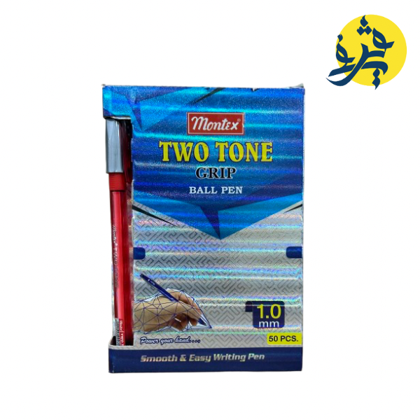 Stylo a bille 1.0 mm rouge two tone - MONTEX