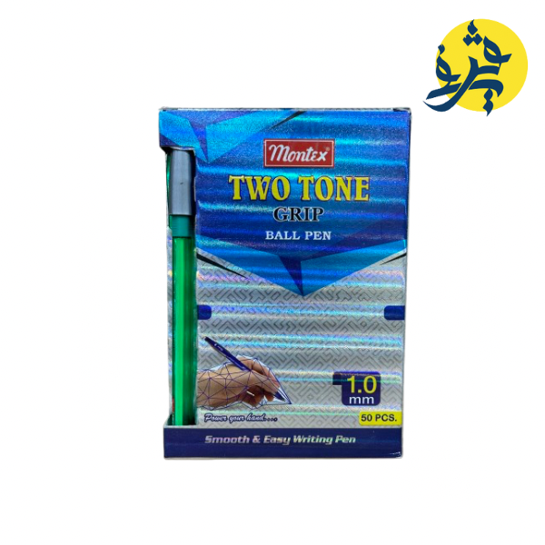 Stylo a bille 1.0 mm vert  two tone - MONTEX