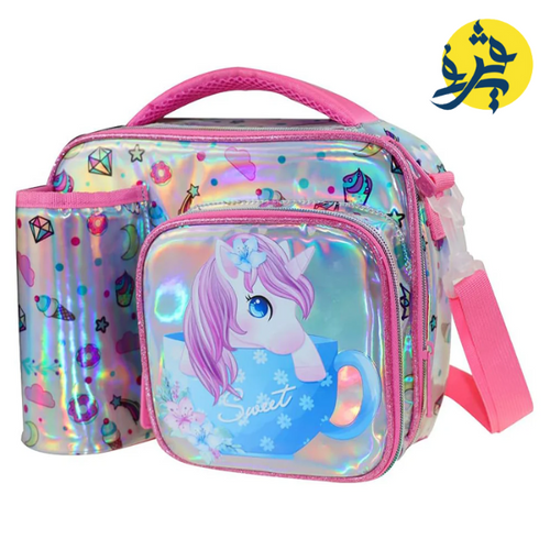 Charger l&#39;image dans la visionneuse de la galerie, Sac à gouter Isotherme  Licorne Laser pour enfants
