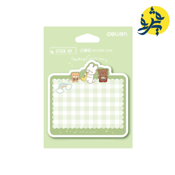 Note stick pastel cute animals - DELI