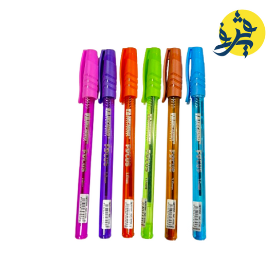 STYLO A BILLE FOCUS EN COULEURS - TECHNO REF.9795