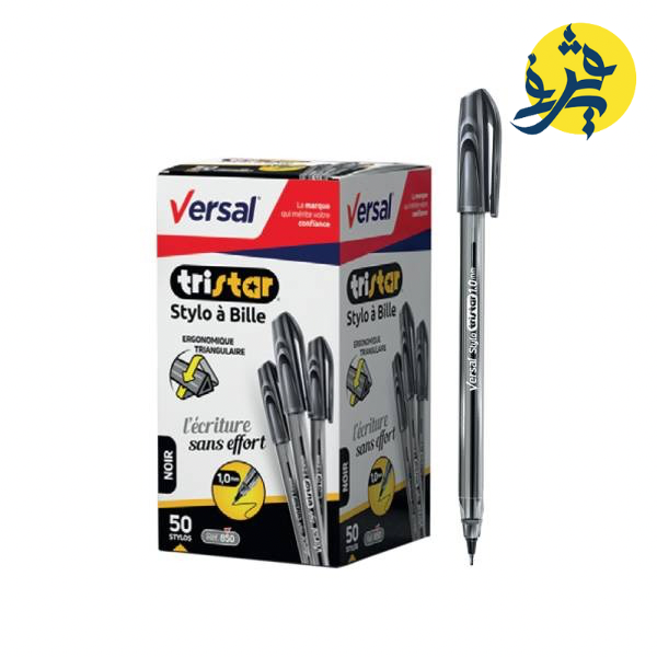 Stylo à bille VERSAL TRISTAR NOIR