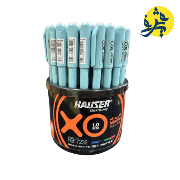 Stylo a bille XO 1.0mm bleu - HAUSER