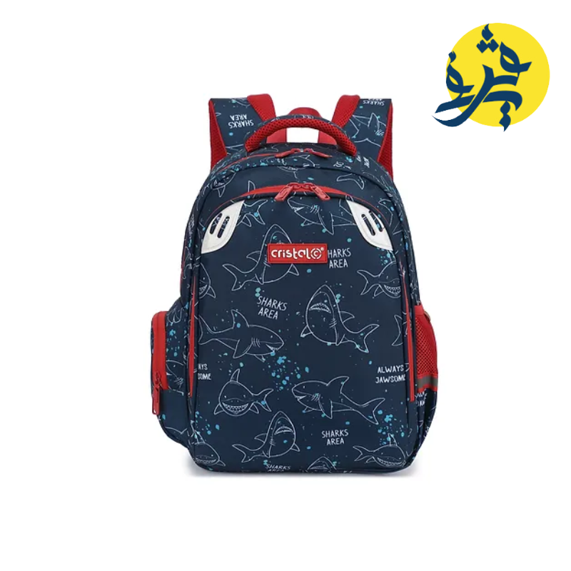 Sac a dos Scolaire Sharks Area- Cristal