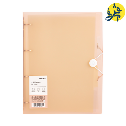 Classeur avec 4 anneaux PVC - DELI REF.PE110-T/RD