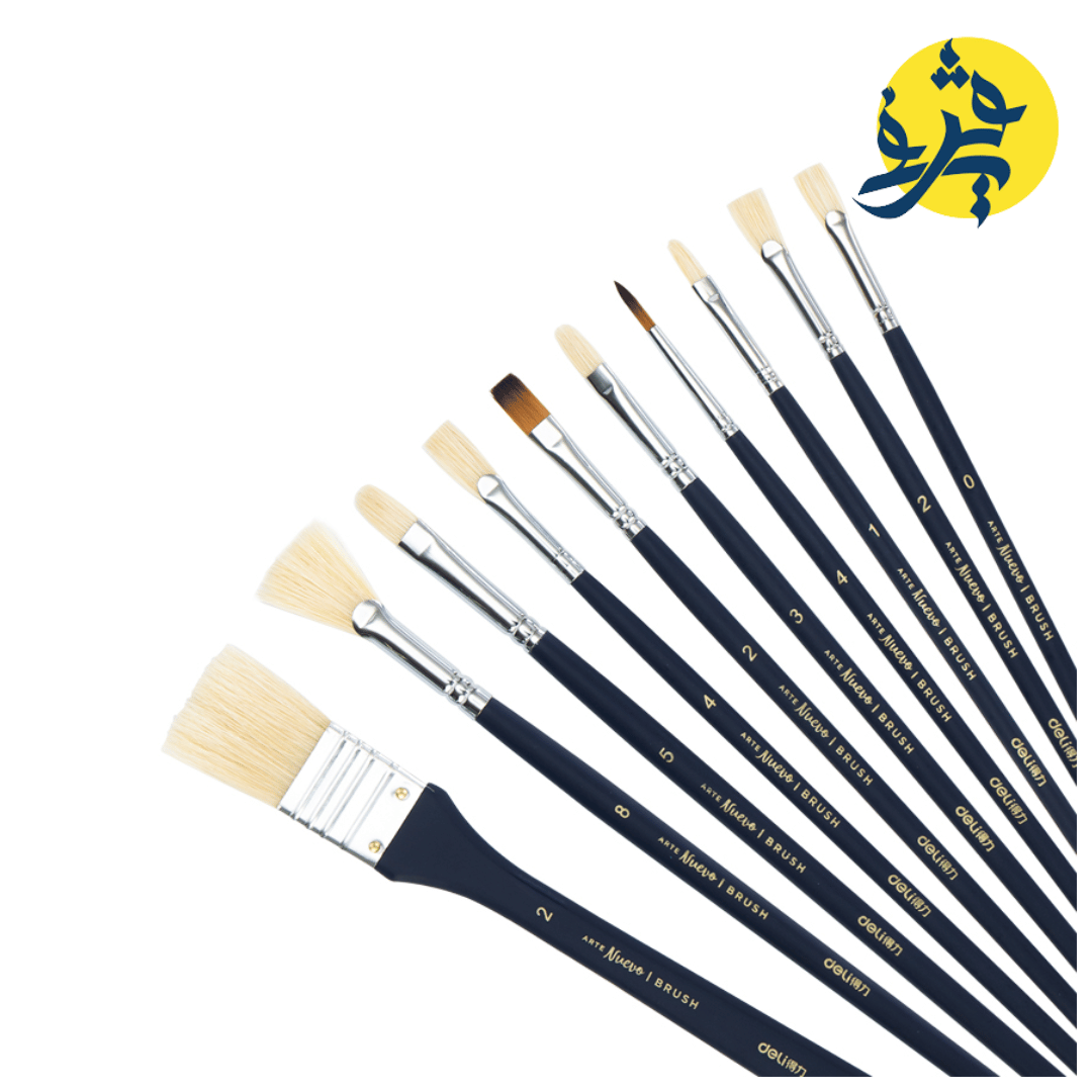 Boite de 10 Pinceaux professionnel - DELI REF.73884