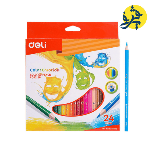 Crayons couleur de 24 COLOR Emotion - DELI REF.00220