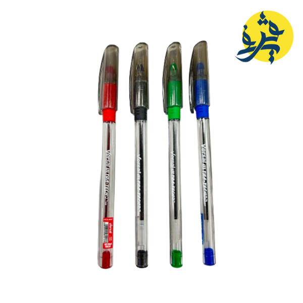 Stylo à bille écriture fluide rouge - VERSEL