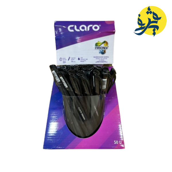 Stylo à bille noir corps noir - CLARO