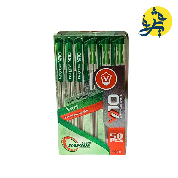 Stylo a bille V10 vert - VERTEX