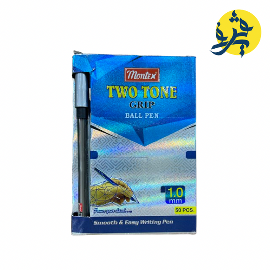 Stylo a bille 1.0 mm noir  two tone - MONTEX