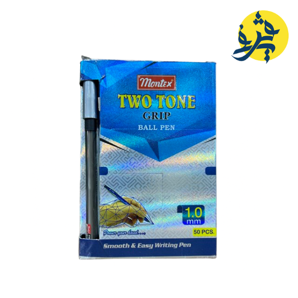 Stylo a bille 1.0 mm noir  two tone - MONTEX