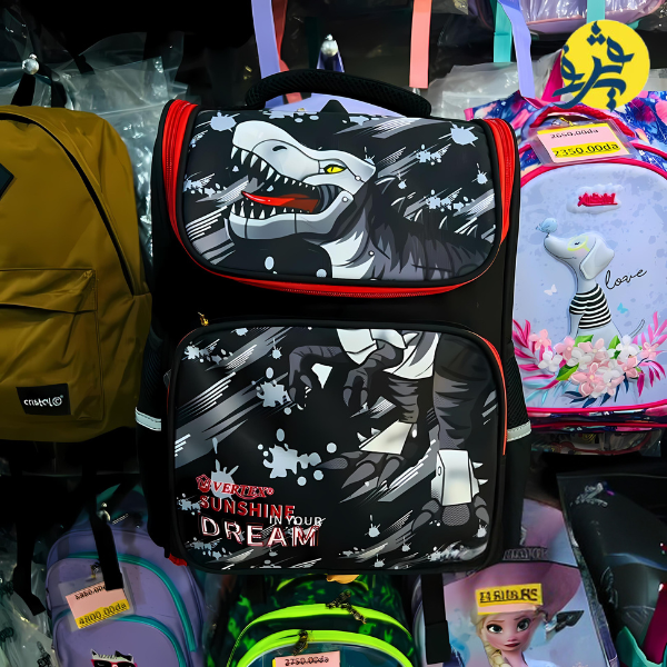 Sac à dos scolaire DINOSAUR pour garçon - Vertex