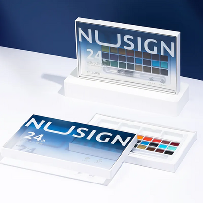 Coffret d'aquarelle NUSIGN 24 Couleurs - DELI