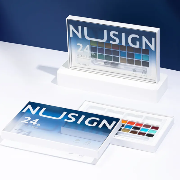 Coffret d'aquarelle NUSIGN 24 Couleurs - DELI