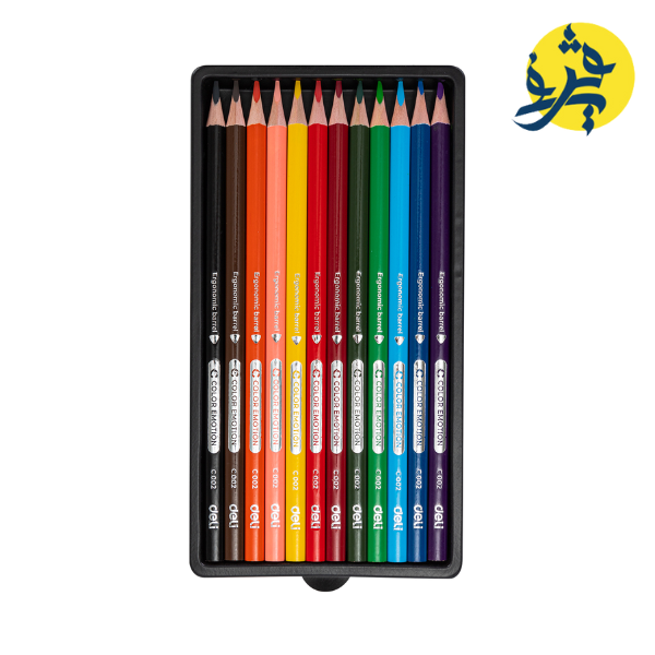 Boite de 12 Crayons de couleurs Color Emotion - Deli