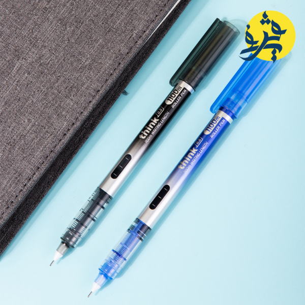 Stylo roller bleu 0,5 mm THINK - Deli