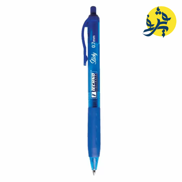 Stylo Gel Bleu rétractable 0.7 mm SLIDY - TECHNO