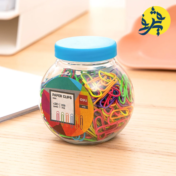 Boite de 200 trombone  colorés RIO - Deli