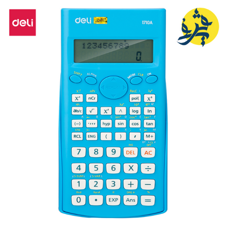 Calculatrice Scientifique Bleu 240 fonctions RIO - DELI
