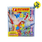 Crayons de couleur WOW CREA EFFAÇABLE Boite de 18 COULEURS "TECHNO" REF.6930
