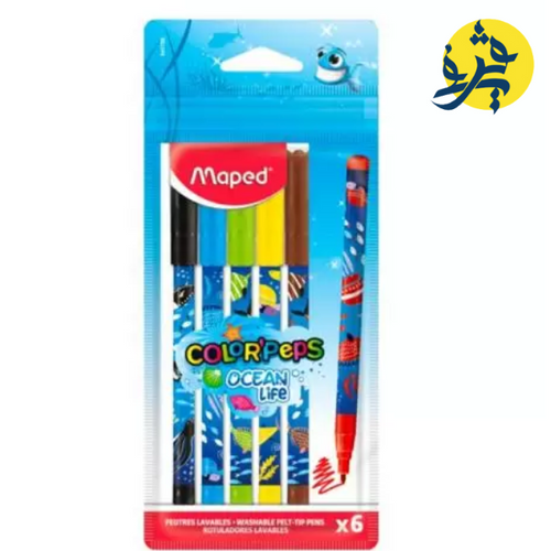 Charger l&#39;image dans la visionneuse de la galerie, Feutre ocean x6 sachet plastique Maped
