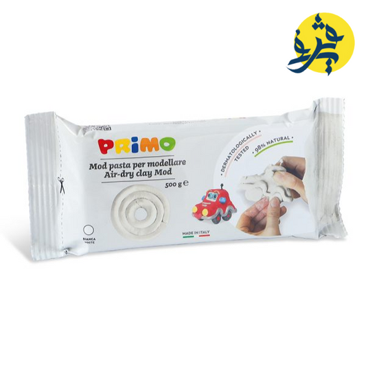 Pâte à modeler 500gr blanche air-dry - PRIMO REF.285M0D500B