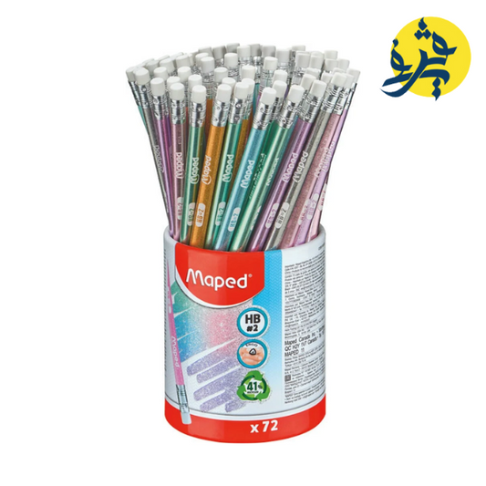 Crayon GRAPH PLAS GLITTER  HB GOMME - MAPED REF.851804
